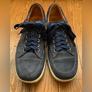 GANTER Gisa Royal Blue Suede Lace Up Rocker Sneakers - UK 7.5 /US 10